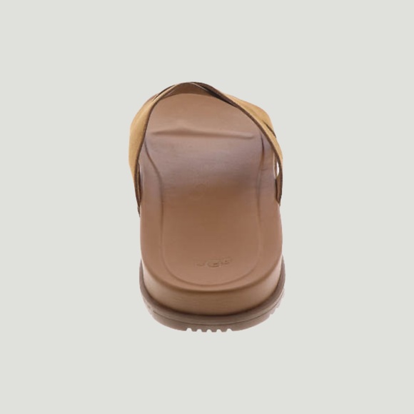 UGG Men\'s Wainscott Slide Sandals in Chestnut Suede. 1124902 main image 5